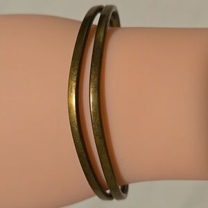 Vintage 70's Sergio Lub Sausalito Brass Or Copper Boho Cuff Bracelet